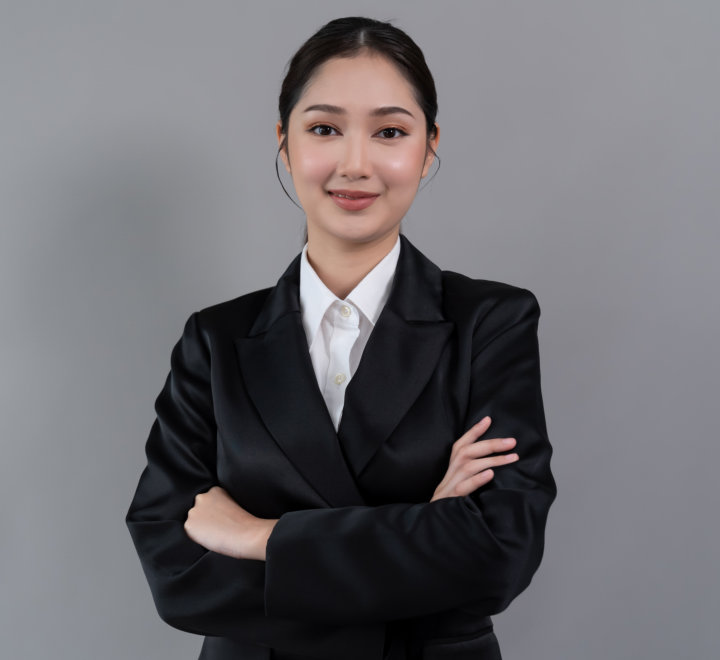 young woman smiling